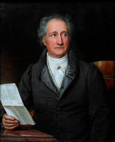 Portrait of Johann Wolfgang von Goethe, 1828 by Joseph Carl Stieler