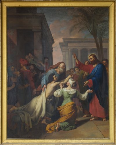The Resurrection of the Son of the Widow of Naim by Joseph Chabord