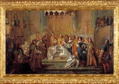 Baptism of the Dauphin Louis, Son of Louis XIV by Joseph Christophe