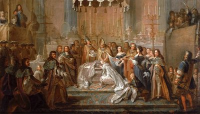 Baptism of the Dauphin Louis, Son of Louis XIV, Celebrated in Saint-Germain-en-Laye, March 24 by Joseph Christophe