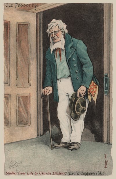 Old Peggotty, David Copperfield by Joseph Clayton  Clarke