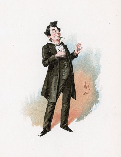 Mr. Pecksniff, illustration from 