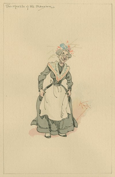 The Hostess of the Mansion, c.1920s by Joseph Clayton Clarke