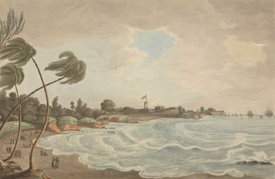 Bencooler Bay, Small Road & Wharf, Fort Marlborough, Sumatra, 1799 by Joseph Constantine Stadler