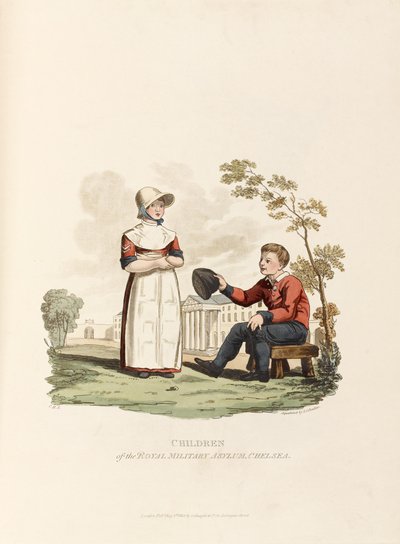 Children of the Royal Military Asylum, Chelsea, 1813 by Joseph Constantine Stadler
