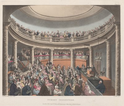 Surrey Institution, September 1, 1809 by Joseph Constantine Stadler