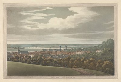 View of Greenwich and Down the River by Joseph Constantine Stadler