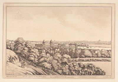 View of Greenwich and Up the River by Joseph Constantine Stadler