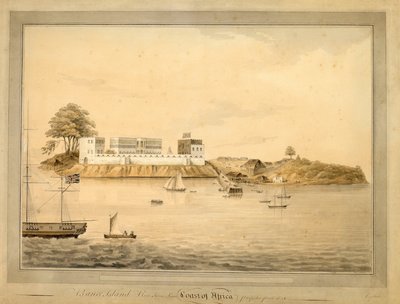 View of Bance Island, Sierra Leone, Africa, c.1805 by Joseph Corry