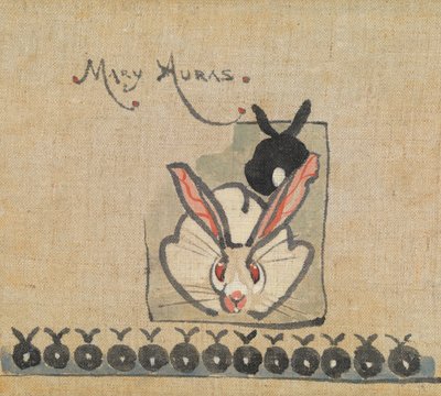 Rabbits - Miss Auras by Joseph Crawhall