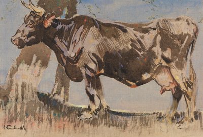 The Old Cow by Joseph Crawhall