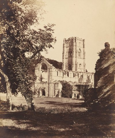 Fountains Abbey. The Church, Cloister and Hospitium by Joseph Cundall