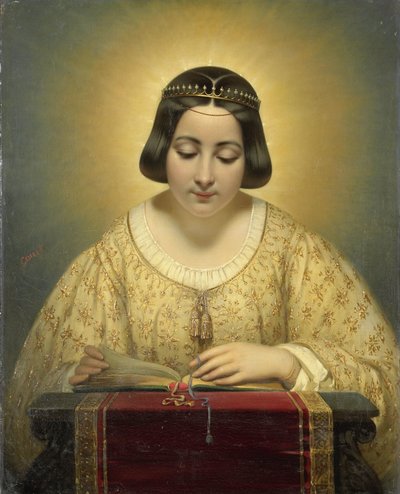 Countess de Pagès as St Catherine by Joseph Desire Court