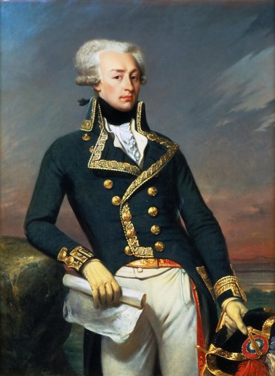 Portrait of Gilbert Motier the Marquis De La Fayette as a Lieutenant General, 1791 by Joseph Desire Court