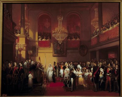 The wedding of Leopold I King of the Belgians with Princess Louise d