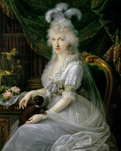 Princess Luisa Maria of Naples and Sicily 1773-1802 by Joseph Dorffmeister