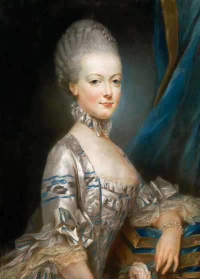Portrait of Archduchess Maria Antonia of Austria, the Later Queen Marie Antoinette of France by Joseph Ducreux
