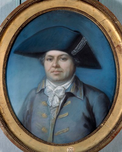 Portrait of Georges Cadoudal. He is one of the most famous Chouans. Painting by Joseph Ducreux. 18th century. Orleans, Museum of Fine Arts by Joseph Ducreux