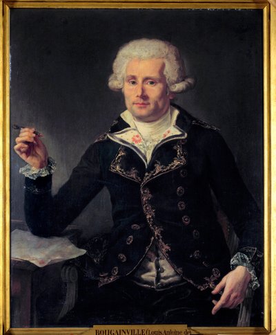 Portrait of Louis Antoine, Count of Bougainville by Joseph Ducreux