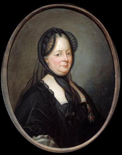 Portrait of Marie Therese of Austria (1717-1780), Empress Queen of Hungary and Bohemia by Joseph Ducreux