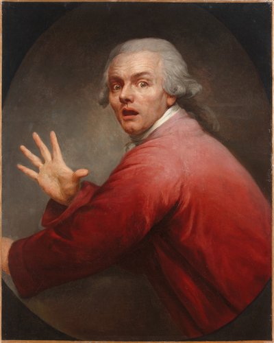 Self-Portrait as a Surprised and Terrified Man by Joseph Ducreux