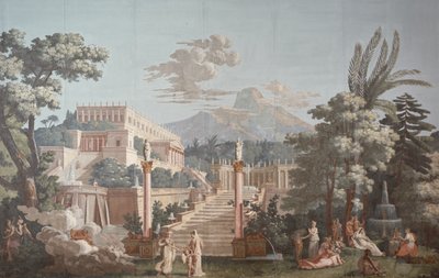 Wallpaper Design Depicting Telemachus by Joseph Dufour