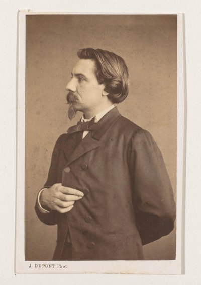 Portrait of the Painter Henri Jacques Bource, Half-Length by Joseph Dupont