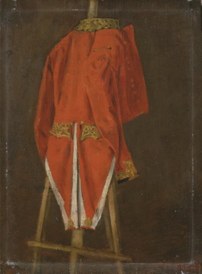 Study of a Coat belonging to John Fane (1784-1859) 11th Earl of Westmorland by Joseph Edgar Boehm
