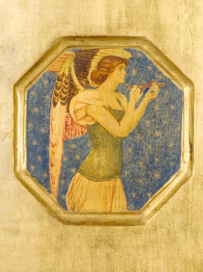 Angel with a cross (detail) by Joseph Edward Southall