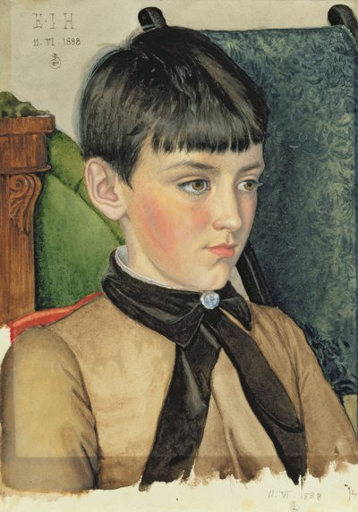 Portrait of Isabella Harlock by Joseph Edward Southall