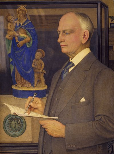 Portrait of Sir Whitworth Wallis by Joseph Edward Southall