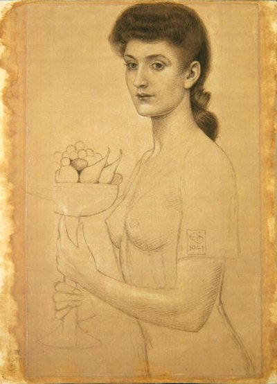 Study for A Dish of Fruit by Joseph Edward Southall