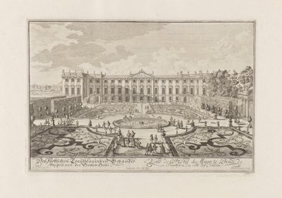 The Palais Trautson in Vienna, 1719 by Joseph Emanuel Fischer von Erlach