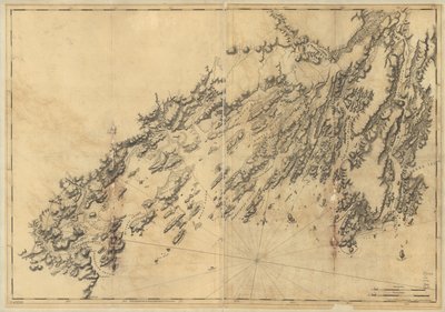 Coast of Maine from Salter Island to Portland Head by Joseph F. W. Des Barres