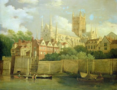 A View of Worcester Cathedral from the Southwest by Joseph Farington