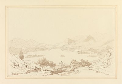 General View of Lake of Derwent Water by Joseph Farington