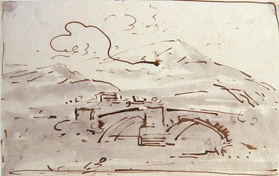 Landscape with a Bridge by Joseph Farington