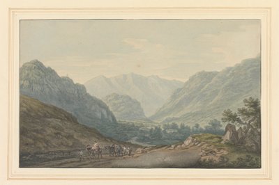 View on the Road from Ambleside to Keswick from 6 mile Stone by Joseph Farington