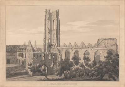 View of St. Nicholas Church at Valenciennes after the Siege by Joseph Farington