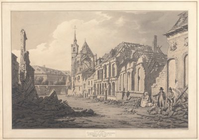 View of the Convent of the Clarisses at Valenciennes After the Siege by Joseph Farington