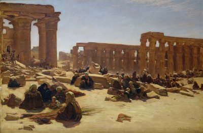 Ruins of the Temple at Luxor by Joseph Farquharson