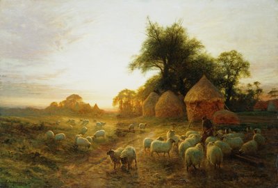 Yon Yellow Sunset Dying in the West by Joseph Farquharson
