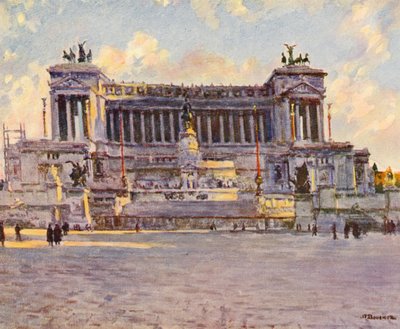 Rome: The Monument of Victor-Emmanuel by Joseph Felix Bouchor