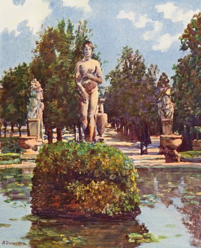Rome: Villa Borghese, Venus of the Great Basin by Joseph Felix Bouchor