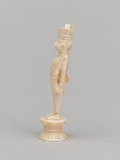 White Pawn, Chess Piece, India by Joseph Felix Bouchor
