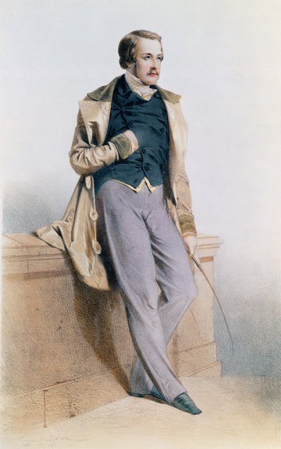 Henri Charles Ferdinand Marie Dieudonne de France, Duc de Bordeaux, Comte de Chambord by Joseph Felon