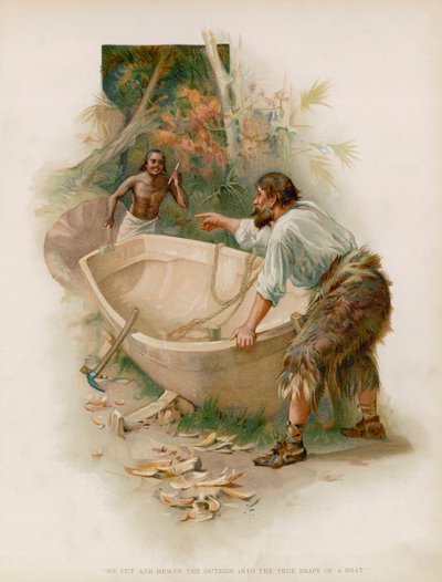 Illustration for Robinson Crusoe by Joseph Finnemore