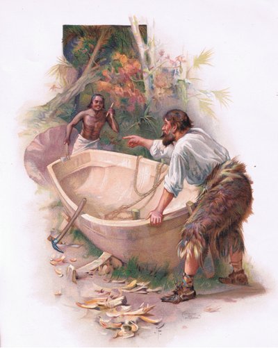 We Cut and Hewed the Outside into the True Shape of a Boat by Joseph Finnemore