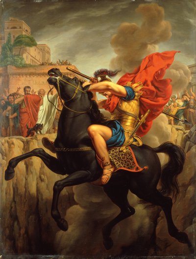 The Death of Marcus Curtius by Joseph Francois