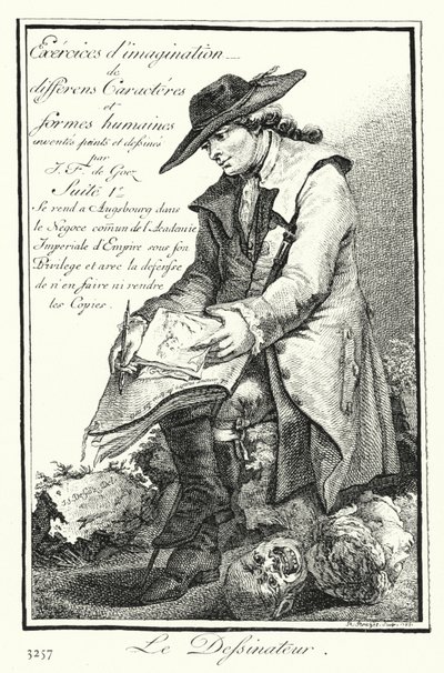 The Cartoonist by Joseph Franz von (after) Goez